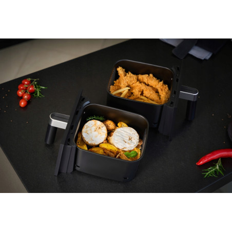 Duża frytkownica beztłuszczowa dwukomorowa 13 programów NOVEEN Air Fryer