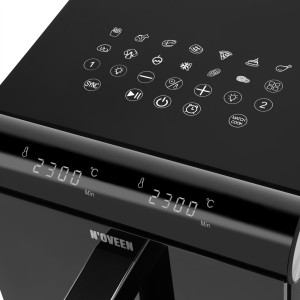Duża frytkownica beztłuszczowa dwukomorowa 13 programów NOVEEN Air Fryer