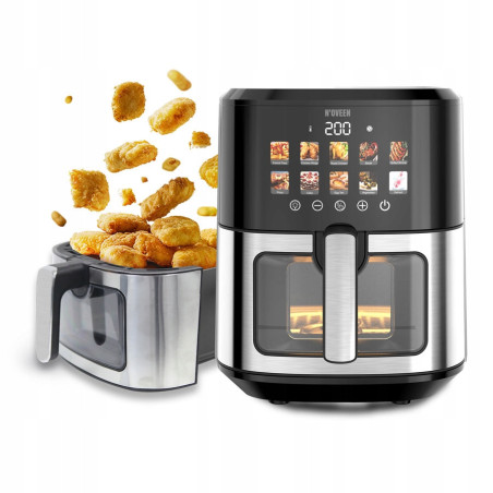 Frytkownica beztłuszczowa Noveen 1700 W 6,5 Funkcja Rozmrażania Air Fryer