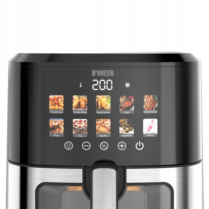 Frytkownica beztłuszczowa Noveen 1700 W 6,5 Funkcja Rozmrażania Air Fryer