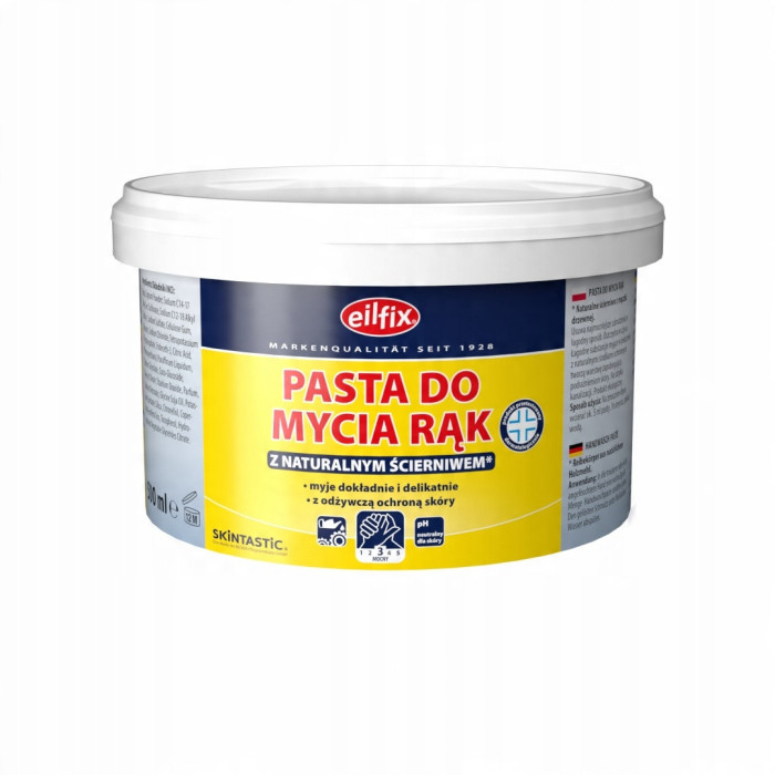 Eilfix Pasta BHP do mycia zabrudzonych rąk BEZ PIASKU 500ml