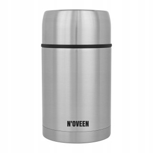 Termos obiadowy 800 ml MENAŻKA POJEMNIK TERMICZNY NA ZUPĘ NOVEEN Silver