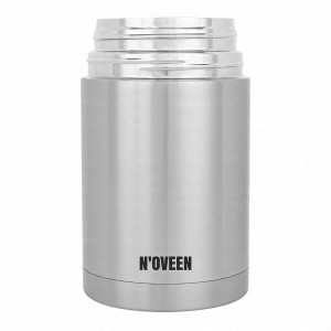 Termos obiadowy 800 ml MENAŻKA POJEMNIK TERMICZNY NA ZUPĘ NOVEEN Silver