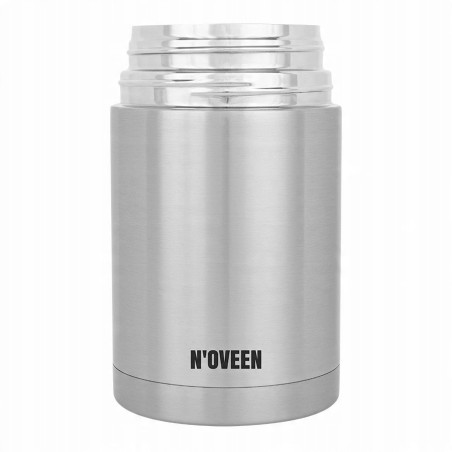 Termos obiadowy 800 ml MENAŻKA POJEMNIK TERMICZNY NA ZUPĘ NOVEEN Silver