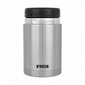 Termos obiadowy 800 ml MENAŻKA POJEMNIK TERMICZNY NA ZUPĘ NOVEEN Silver
