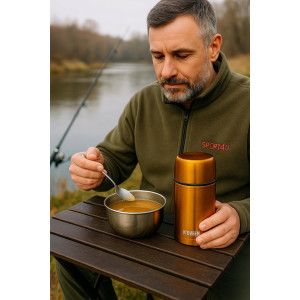 TERMOS OBIADOWY MENAŻKA NA ZUPĘ OBIAD 800ml Noveen TB953 Copper + Pokrowiec