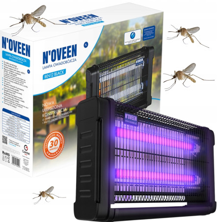 LAMPA CZARNA OWADOBÓJCZA NA KOMARY MUCHY ĆMY UV PRO 180m2 SOLIDNA