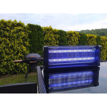 LAMPA CZARNA OWADOBÓJCZA NA KOMARY MUCHY ĆMY UV PRO 180m2 SOLIDNA