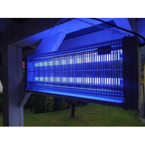 LAMPA CZARNA OWADOBÓJCZA NA KOMARY MUCHY ĆMY UV PRO 180m2 SOLIDNA