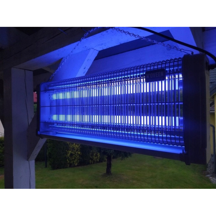 LAMPA CZARNA OWADOBÓJCZA NA KOMARY MUCHY ĆMY UV PRO 180m2 SOLIDNA