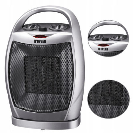 ENERGOOSZCZĘDNY ELEKTRYCZNY GRZEJNIK FARELKA NOVEEN TERMOWENTYLATOR