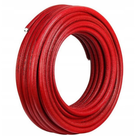 RURA PEX W OTULINIE IZOLACJI 25mb CZERWONA 32 mm DIAMOND