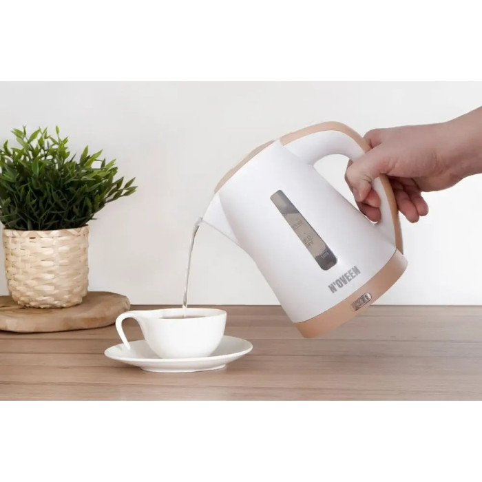 Czajnik elektryczny N'oveen EK1202 2200 W 1 l biały