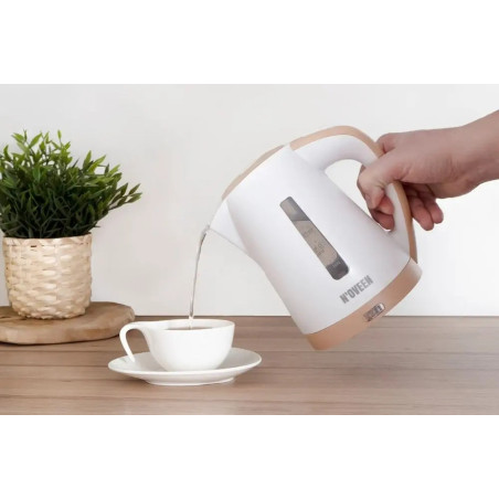 Czajnik elektryczny N'oveen EK1202 2200 W 1 l biały