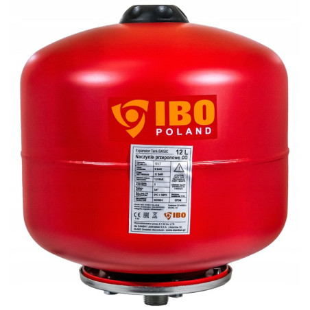 NACZYNIE PRZEPONOWE WZBIORCZE ZBIORNIK DO INSTALACJI C.O. 12L BASIC IBO