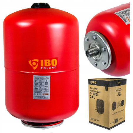 NACZYNIE PRZEPONOWE WZBIORCZE ZBIORNIK DO INSTALACJI C.O. 24L BASIC IBO