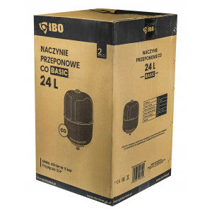 NACZYNIE PRZEPONOWE WZBIORCZE ZBIORNIK DO INSTALACJI C.O. 24L BASIC IBO
