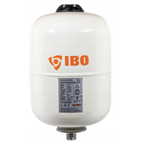 NACZYNIE PRZEPONOWE WZBIORCZE ZBIORNIK DO INSTALACJI CWU 8L BASIC IBO