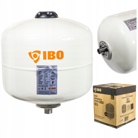 NACZYNIE PRZEPONOWE WZBIORCZE ZBIORNIK DO INSTALACJI CWU 12L BASIC IBO