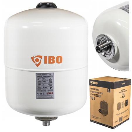 NACZYNIE PRZEPONOWE WZBIORCZE ZBIORNIK DO INSTALACJI CWU 19L BASIC IBO