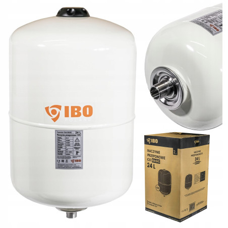 NACZYNIE PRZEPONOWE WZBIORCZE ZBIORNIK DO INSTALACJI CWU 24L BASIC IBO