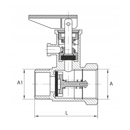 Zawór bezpieczeństwa do bojlera 1/2 cala DN20