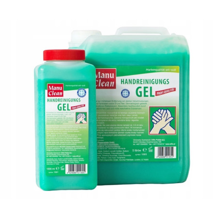 Żel do mycia mocno zabrudzonych rąk z mikrogranulkami Eilfix MANU CLEAN 1L