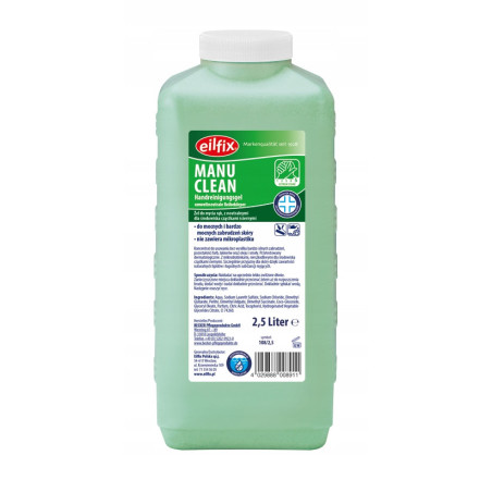 Żel do mycia mocno zabrudzonych rąk z mikrogranulkami Eilfix MANU CLEAN 2,5