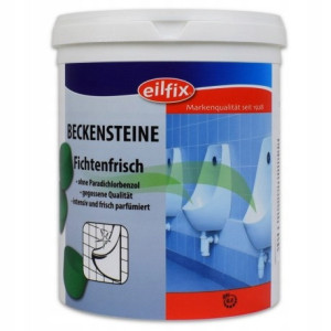 BIO BECKENSTEINE Eilfix zielone kostki do pisuarów o świeżym aromacie sosny