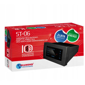 STEROWNIK PIECA DOTYKOWY: POMPY C.O.,C.W.U. I WENTYLATORA NADMUCHOWEGO LED