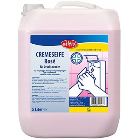Eilfix Kremowe Mydło w płynie 5l o różanym zapachu odżywia i pielęgnuje CRE