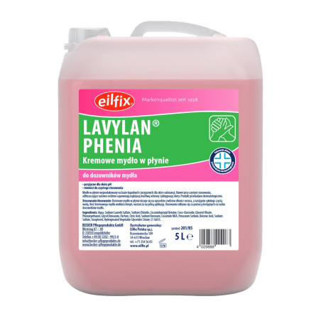 Eilfix Ekskluzywne mydło w płynie perłowe perfumowane 5L LAVYLAN PHENIA
