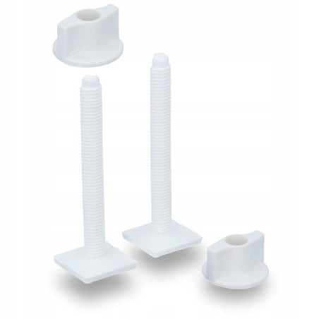 Śruby mocowanie deski sedesowej plastikowe długie