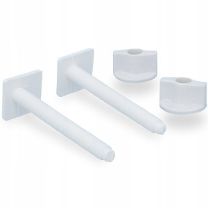 Śruby mocowanie deski sedesowej plastikowe długie