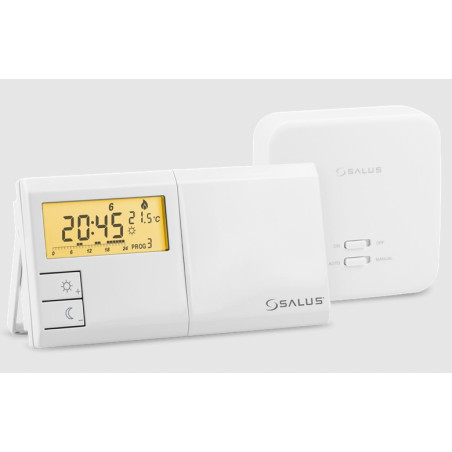BEZPRZEWODOWY STEROWNIK REGULATOR POKOJOWY TYGODNIOWY SALUS 091FLRFV2 ŁATWY