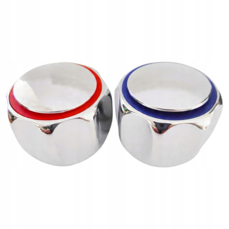 Zestaw do baterii Pokrętła i głowice Diamond POK.C chrom 2+2 komplet