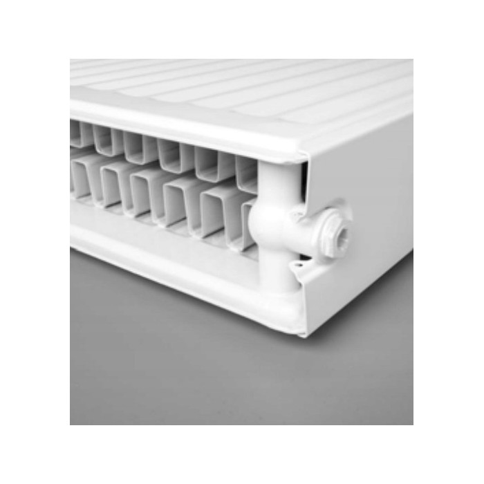 GRZEJNIK PANELOWY STALOWY DWUPŁYTOWY PODŁĄCZENIE DOLNE DIAMOND V22 50x220cm