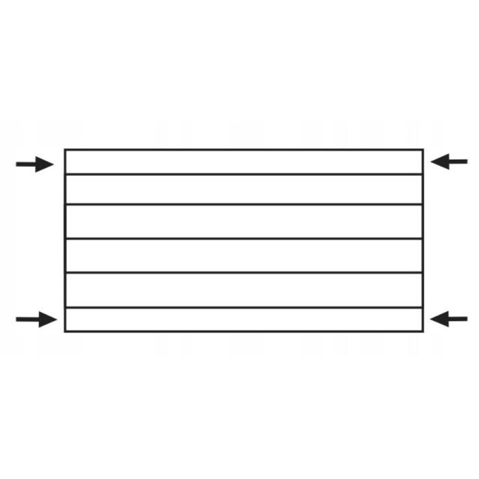 GRZEJNIK PANELOWY STALOWY DEKORACYJNY BOCZNY DIAMOND D22 55x100cm +WIESZAKI