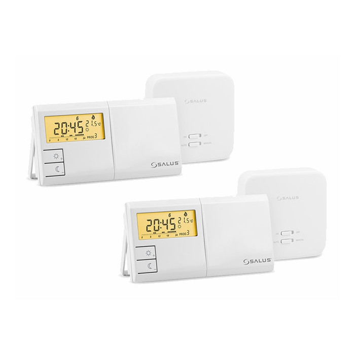 BEZPRZEWODOWY STEROWNIK REGULATOR POKOJOWY TYGODNIOWY SALUS 091FLRFV2 ŁATWY