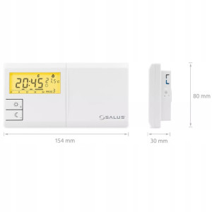 PROSTY STEROWNIK PROGRAMOWALNY DO KOTŁA PIECA CO PRZEWODOWY SALUS 091FLV2