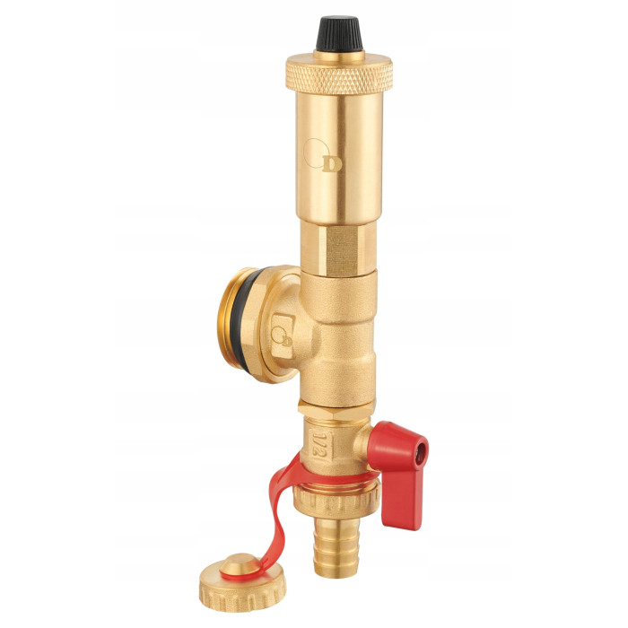 ZESPÓŁ ODPOWIETRZAJĄCO SPUSTOWY CZERWONY DO ROZDZIELACZA DIAMOND