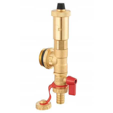 ZESPÓŁ ODPOWIETRZAJĄCO SPUSTOWY CZERWONY DO ROZDZIELACZA DIAMOND