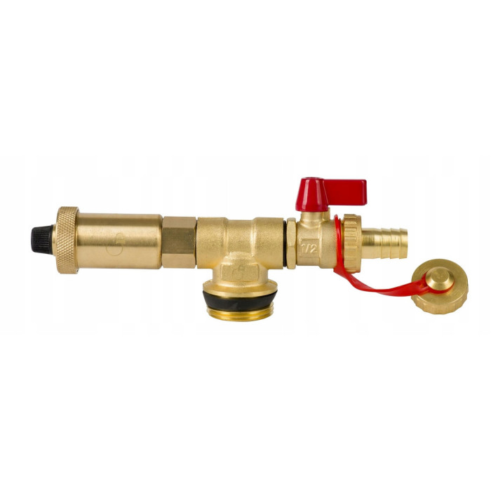 ZESPÓŁ ODPOWIETRZAJĄCO SPUSTOWY CZERWONY DO ROZDZIELACZA DIAMOND