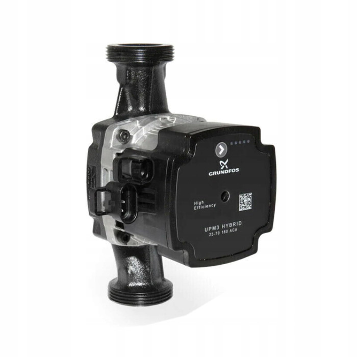 POMPA OBIEGOWA ELEKTRONICZNA ENERGOOSZCZĘDNA GRUNDFOS UPM3 25-70/180 ZESTAW