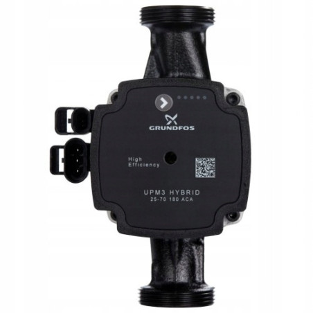 POMPA OBIEGOWA ELEKTRONICZNA ENERGOOSZCZĘDNA GRUNDFOS UPM3 25-70/180 ZESTAW