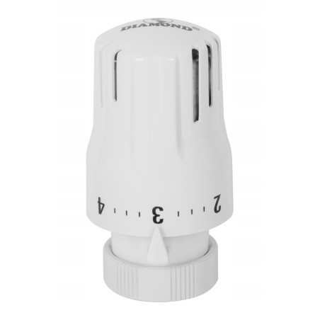 ZESTAW TERMOSTATYCZNY zaworów grzejnikowych BIAŁY 1/2 KĄTOWY GŁOWICA+ZAWORY