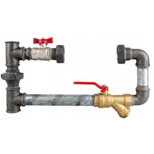 ZESTAW OBEJŚCIE POMPY POZIOME NISKIE 6/4'' + POMPA IBO 25/40-180 +STEROWNIK