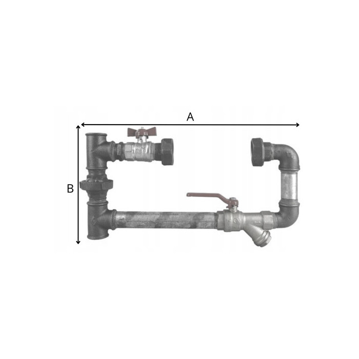 ZESTAW OBEJŚCIE POMPY POZIOME NISKIE 6/4'' + POMPA IBO 25/40-180