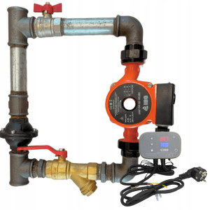 ZESTAW OBEJŚCIE POMPY PIONOWE WYSOKIE 5/4'' +POMPA IBO 25/40-180 +STEROWNIK