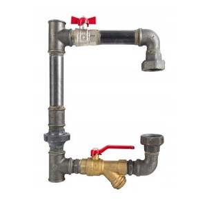 ZESTAW OBEJŚCIE POMPY PIONOWE WYSOKIE 1'' + POMPA IBO 25/40-180